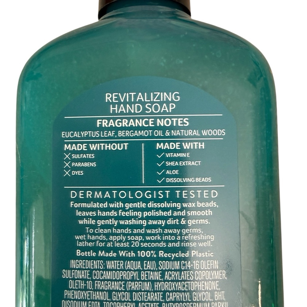 Bath & Body Works Eucalyptus Bergamot Revitalizing Gel Hand Soap x 3 - Picture 5 of 6